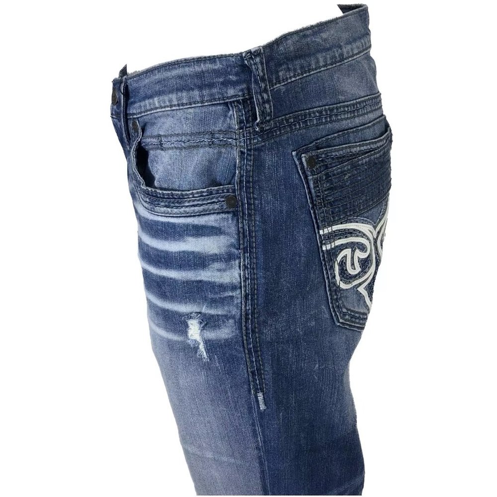 AFFLICTION Men's Denim Jeans BLAKE FLEUR LAZARUS B - Picture 7 of 12